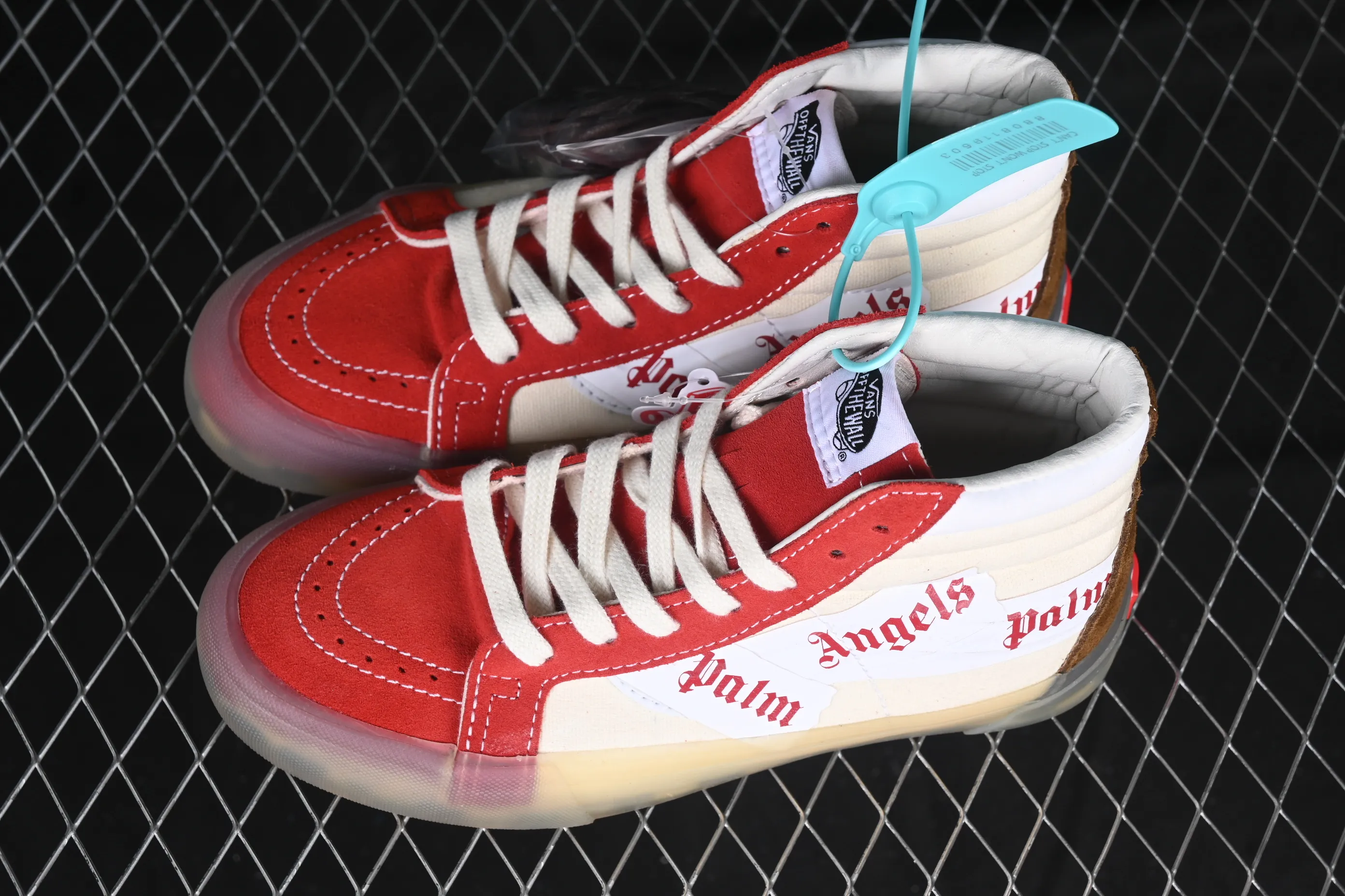 All categories Vans Vans series Vans Mid Vans China Palm Angels x Vans Sk8-Mid joint mid-top casual sneakers VN000CRPGRN